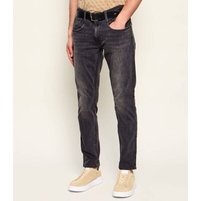 Replay Jeansy ANBASS Slim Fit czarny 33/32 Replay Jeansy ANBASS Slim Fit czarny 33/32