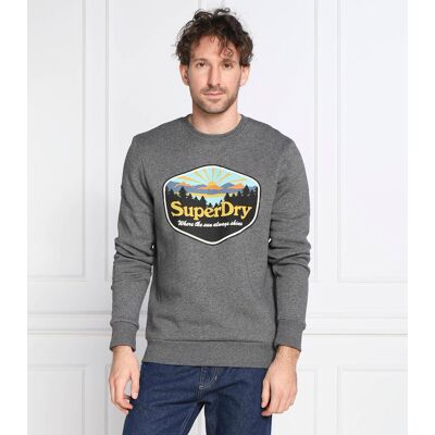 Superdry Bluza Regular Fit szary XXL Superdry Bluza Regular Fit szary XXL