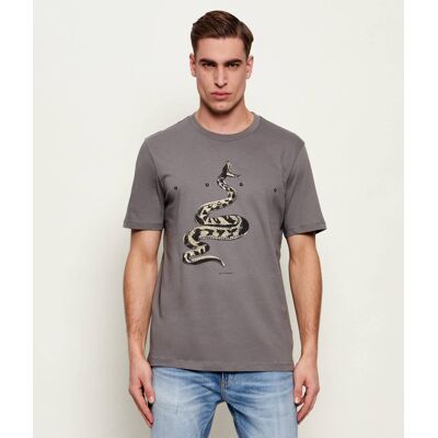 HUGO T-shirt Discorb Regular Fit szary S HUGO T-shirt Discorb Regular Fit szary S