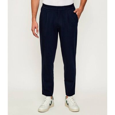Calvin Klein Spodnie Tapered fit granatowy XXL Calvin Klein Spodnie Tapered fit granatowy XXL