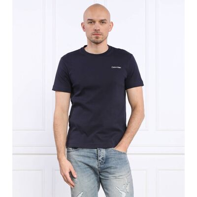Calvin Klein T-shirt Regular Fit granatowy M Calvin Klein T-shirt Regular Fit granatowy M