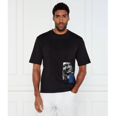 Dsquared2 T-shirt Loose fit czarny L Dsquared2 T-shirt Loose fit czarny L