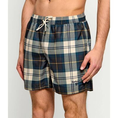Barbour Szorty kąpielowe Staple Tartan Regular Fit zielony M Barbour Szorty kąpielowe Staple Tartan Regular Fit zielony M