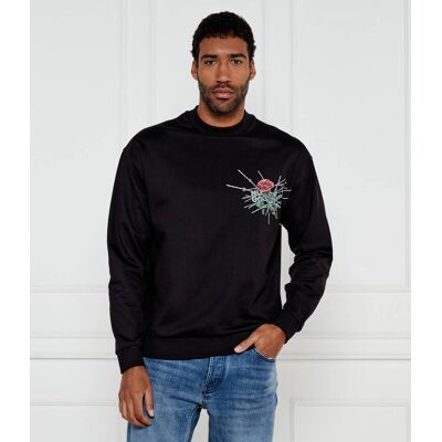 HUGO Bluza Derumkek Regular Fit czarny XL HUGO Bluza Derumkek Regular Fit czarny XL