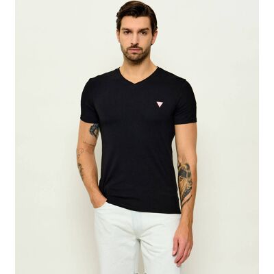 Guess T-shirt Extra slim fit czarny XL Guess T-shirt Extra slim fit czarny XL