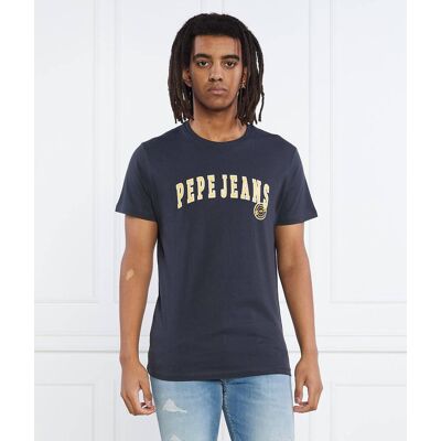 Pepe Jeans London T-shirt RONELL Regular Fit granatowy S Pepe Jeans London T-shirt RONELL Regular Fit granatowy S