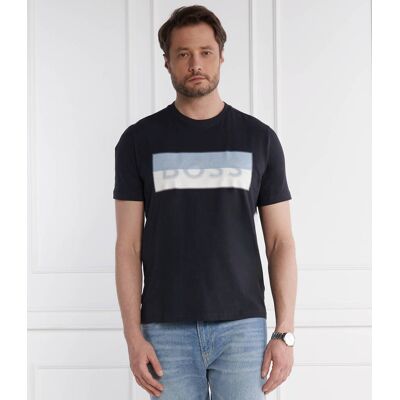 Boss GREEN T-shirt tee-9 Regular Fit stretch granatowy L Boss GREEN T-shirt tee-9 Regular Fit stretch granatowy L