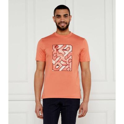 Boss BLACK T-shirt H-Taut 81 Regular Fit pomarańczowy S Boss BLACK T-shirt H-Taut 81 Regular Fit pomarańczowy S