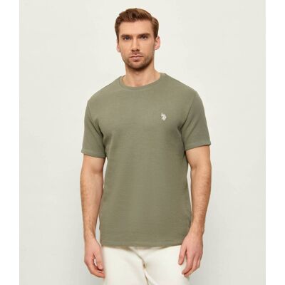 US Polo ASSN T-shirt Regular Fit zielony L US Polo ASSN T-shirt Regular Fit zielony L
