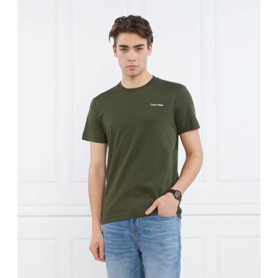 Calvin Klein T-shirt Slim Fit zielony S Calvin Klein T-shirt Slim Fit zielony S
