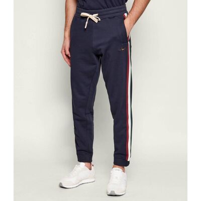 Aeronautica Militare Spodnie dresowe Comfort fit granatowy XL Aeronautica Militare Spodnie dresowe Comfort fit granatowy XL
