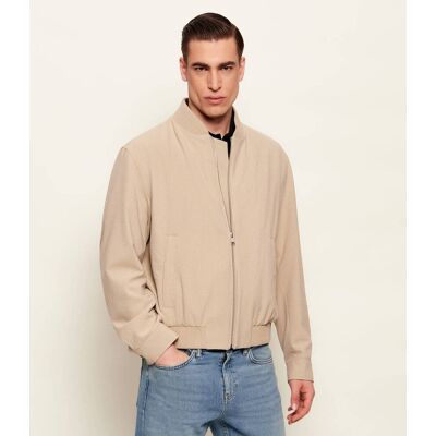 Boss BLACK Kurtka bomber H-Combo Regular Fit beżowy 50 Boss BLACK Kurtka bomber H-Combo Regular Fit beżowy 50