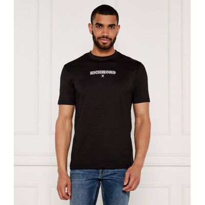 Richmond X T-shirt CAUSENI Slim Fit czarny XL Richmond X T-shirt CAUSENI Slim Fit czarny XL