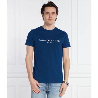Tommy Hilfiger T-shirt Regular Fit chabrowy L Tommy Hilfiger T-shirt Regular Fit chabrowy L