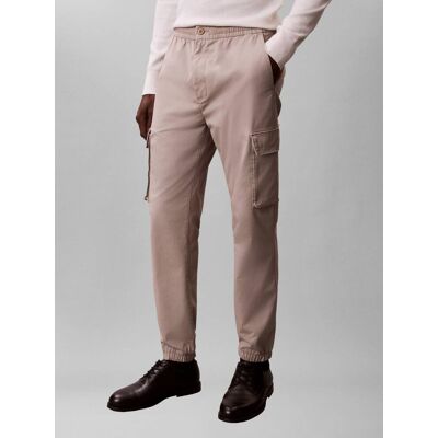 Calvin Klein Jeans Spodnie cargo Skinny fit beżowy S Calvin Klein Jeans Spodnie cargo Skinny fit beżowy S