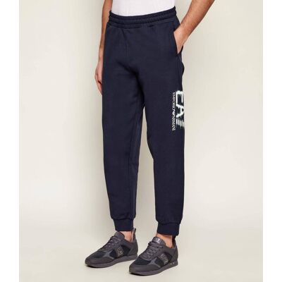 EA7 Spodnie dresowe Modern fit granatowy XXXL EA7 Spodnie dresowe Modern fit granatowy XXXL