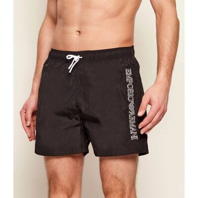 Giorgio Armani Emporio Armani Szorty kąpielowe Regular Fit czarny M Giorgio Armani Emporio Armani Szorty kąpielowe Regular Fit czarny M