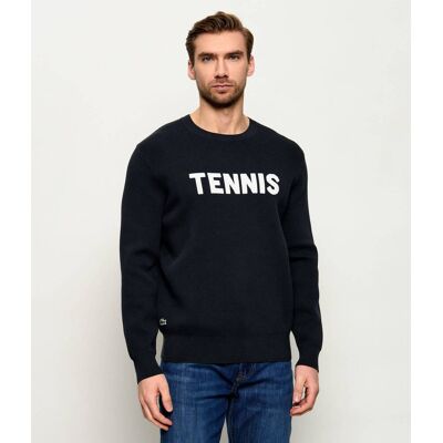 Lacoste Sweter Classic fit granatowy M Lacoste Sweter Classic fit granatowy M