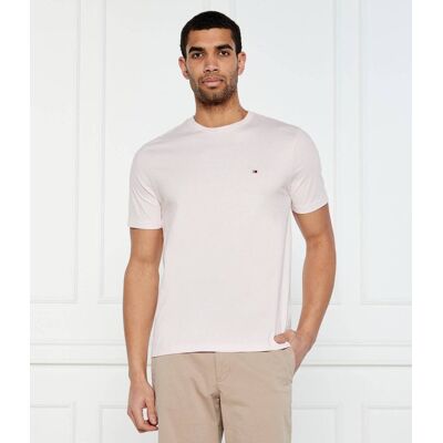 Tommy Hilfiger T-shirt Regular Fit pudrowy róż XXL Tommy Hilfiger T-shirt Regular Fit pudrowy róż XXL