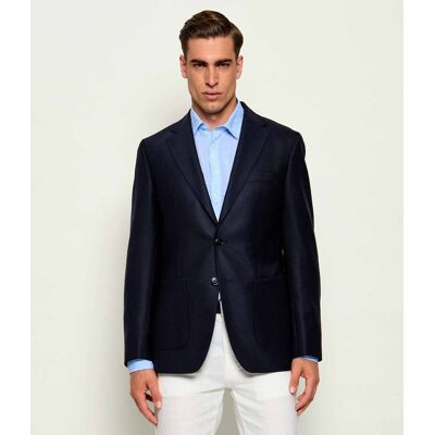 Boss BLACK Wełniana marynarka H-Hutson-2PP-B1-263 Slim Fit granatowy 50 Boss BLACK Wełniana marynarka H-Hutson-2PP-B1-263 Slim Fit granatowy 50