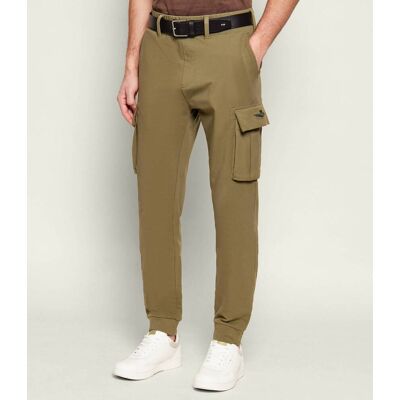 Aeronautica Militare Spodnie cargo Tapered fit oliwkowy XL Aeronautica Militare Spodnie cargo Tapered fit oliwkowy XL