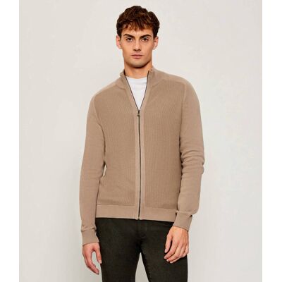Joop! Jeans Sweter Olegor Regular Fit beżowy S Joop! Jeans Sweter Olegor Regular Fit beżowy S