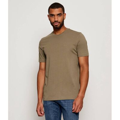 Boss BLACK T-shirt Thompson Regular Fit beżowy S Boss BLACK T-shirt Thompson Regular Fit beżowy S