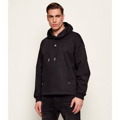HUGO Bluza Dineo Relaxed fit czarny S HUGO Bluza Dineo Relaxed fit czarny S