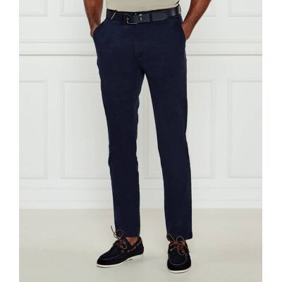 Calvin Klein Spodnie chino MODERN TWILL Slim Fit granatowy 34/34 Calvin Klein Spodnie chino MODERN TWILL Slim Fit granatowy 34/34