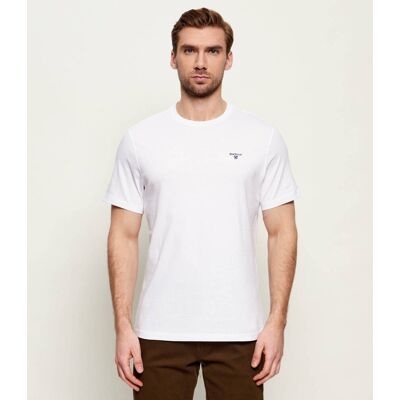 Barbour T-shirt Essential Sports Tailored slim biały L Barbour T-shirt Essential Sports Tailored slim biały L