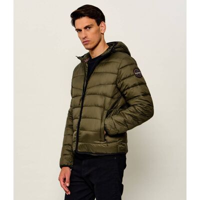 Napapijri Kurtka Aerons H 4 Regular Fit oliwkowy M Napapijri Kurtka Aerons H 4 Regular Fit oliwkowy M