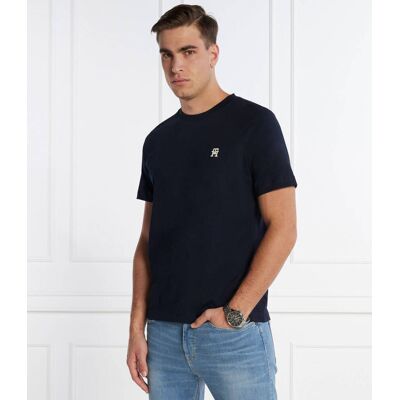 Tommy Hilfiger T-shirt MONOGRAM IMD TEE Regular Fit granatowy S Tommy Hilfiger T-shirt MONOGRAM IMD TEE Regular Fit granatowy S