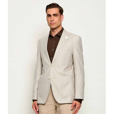 Boss BLACK Marynarka H-Janson-263 Regular Fit z dodatkiem wełny beżowy 54 Boss BLACK Marynarka H-Janson-263 Regular Fit z dodatkiem wełny beżowy 54
