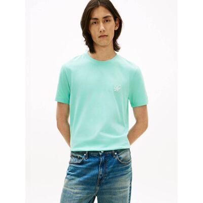 Tommy Hilfiger T-shirt Regular Fit morski XL Tommy Hilfiger T-shirt Regular Fit morski XL