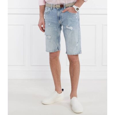 Tommy Jeans Jeansowe szorty RONNIE Slim Fit niebieski 30 Tommy Jeans Jeansowe szorty RONNIE Slim Fit niebieski 30