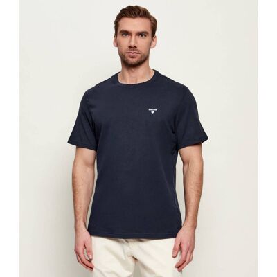 Barbour T-shirt Tartan Tailored slim granatowy M Barbour T-shirt Tartan Tailored slim granatowy M