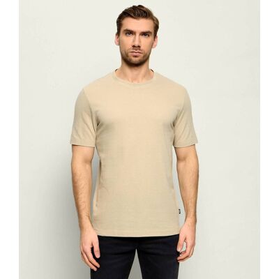 Boss BLACK T-shirt Tiburt Regular Fit beżowy S Boss BLACK T-shirt Tiburt Regular Fit beżowy S