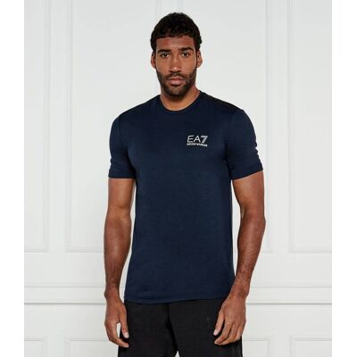 EA7 T-shirt Slim Fit granatowy XXXL EA7 T-shirt Slim Fit granatowy XXXL