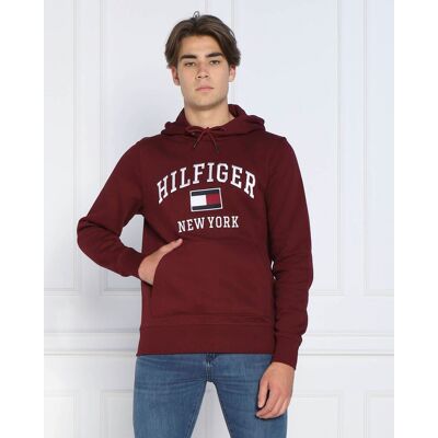 Tommy Hilfiger Bluza MODERN Relaxed fit bordowy L Tommy Hilfiger Bluza MODERN Relaxed fit bordowy L
