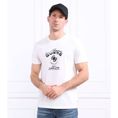 Guess T-shirt WESTCOAST Slim Fit biały XXL Guess T-shirt WESTCOAST Slim Fit biały XXL