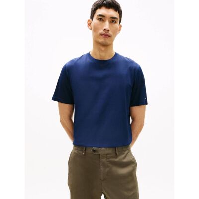 Tommy Hilfiger T-shirt ESSENTIAL Regular Fit mercerised granatowy M Tommy Hilfiger T-shirt ESSENTIAL Regular Fit mercerised granatowy M