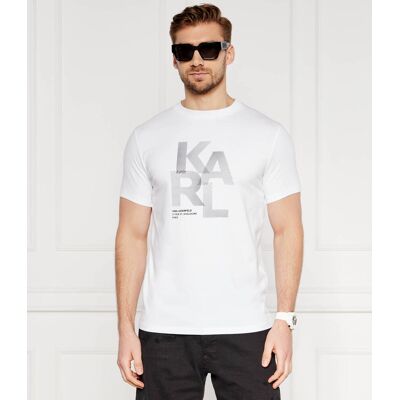 Karl Lagerfeld T-shirt Regular Fit biały XXL Karl Lagerfeld T-shirt Regular Fit biały XXL