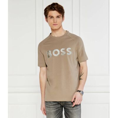 Boss GREEN T-shirt Teebero Regular Fit beżowy M Boss GREEN T-shirt Teebero Regular Fit beżowy M