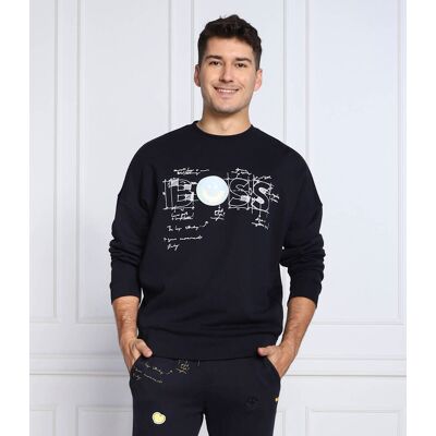 Boss GREEN Bluza Slim Fit granatowy L Boss GREEN Bluza Slim Fit granatowy L