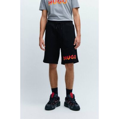 HUGO Szorty Dinque Regular Fit czarny L HUGO Szorty Dinque Regular Fit czarny L