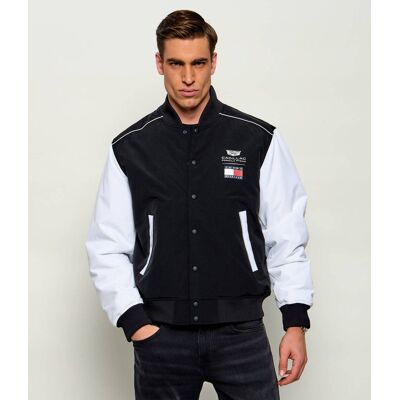 Kurtka bomber SCRIPT VARSITY Tommy Hilfiger x Cadillac Formula 1 Team Regular Fit czarny XXL Kurtka bomber SCRIPT VARSITY Tommy Hilfiger x Cadillac Formula 1 Team Regular Fit czarny XXL