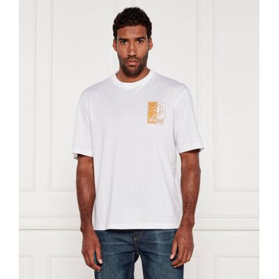 Hugo Blue T-shirt Nedix Regular Fit biały XL Hugo Blue T-shirt Nedix Regular Fit biały XL