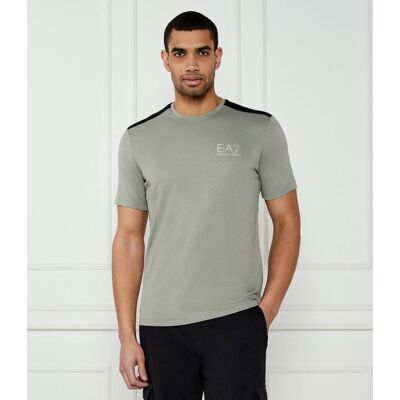 EA7 T-shirt Slim Fit szary XL EA7 T-shirt Slim Fit szary XL