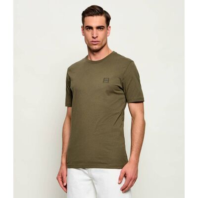 Boss ORANGE T-shirt Tales Relaxed fit oliwkowy S Boss ORANGE T-shirt Tales Relaxed fit oliwkowy S