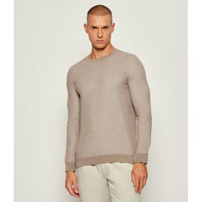 Joop! Jeans Sweter Geor Modern fit beżowy S Joop! Jeans Sweter Geor Modern fit beżowy S
